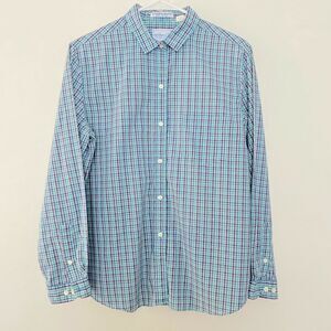 Vintage VTG Levi Strauss & Co Big E Plaid Button Up Long Sleeve Shirt Top 16